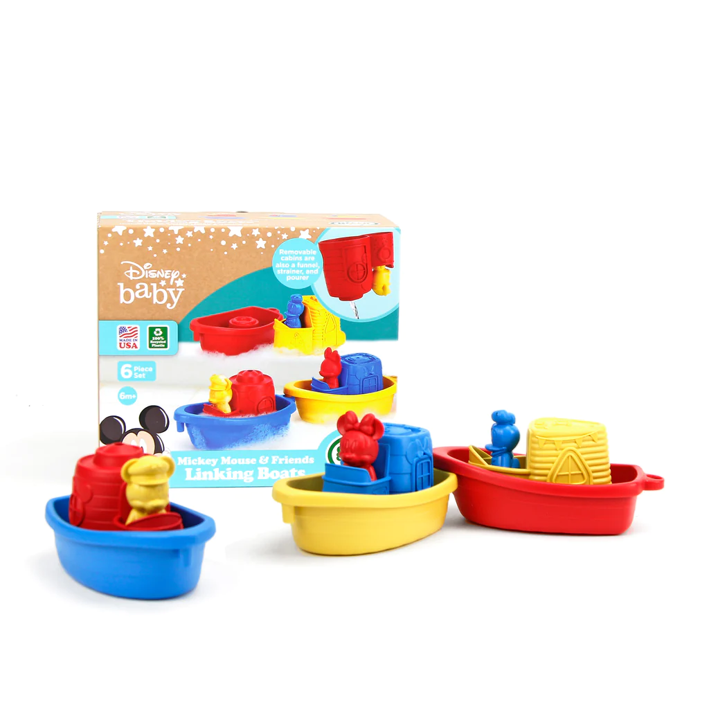 Mickey Mouse & Friends Linking Boats by Green Toys