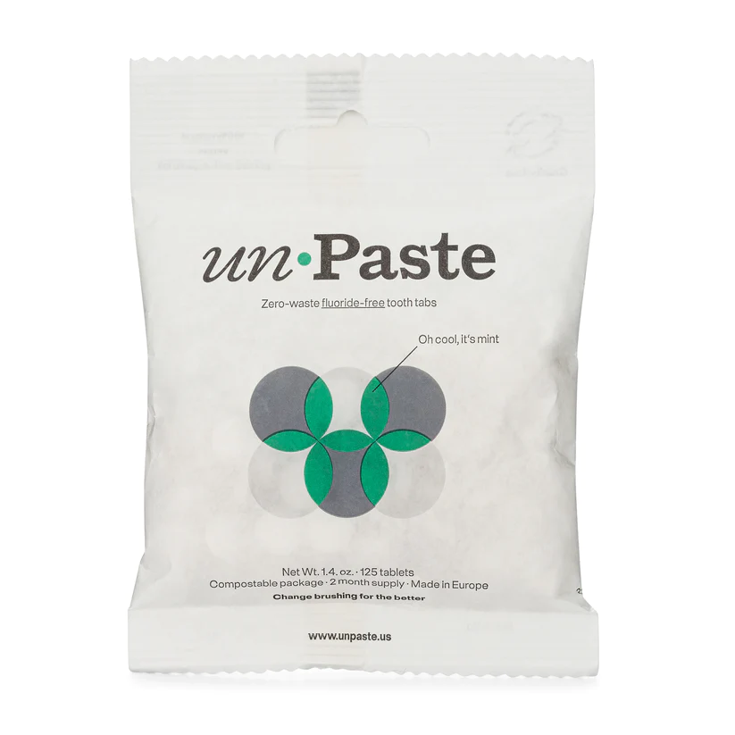 Unpaste Fluoride-Free Mint, two month supply by UnPaste. Embracing the best zero waste toothpaste