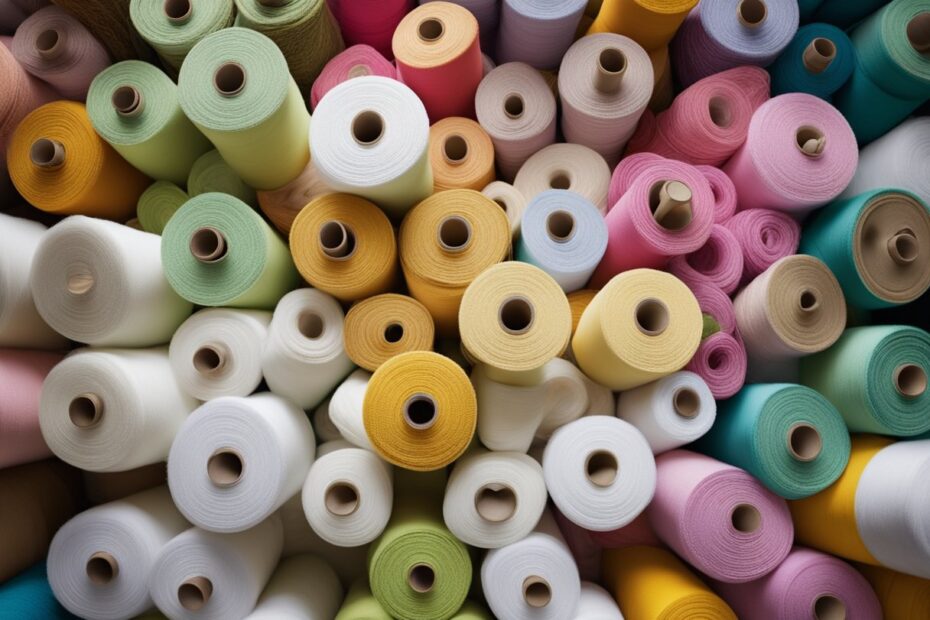 assortment of fabrics - rayon and cotton